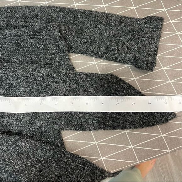 Rostfrey by Anett Rostel Metallic Black Cardigan sz M - Picture 10 of 10